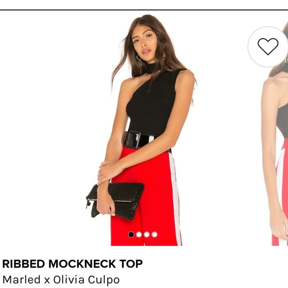 Marled by Olivia Culpo Ribbed Mock-neck - Medium - Picture 15 of 15